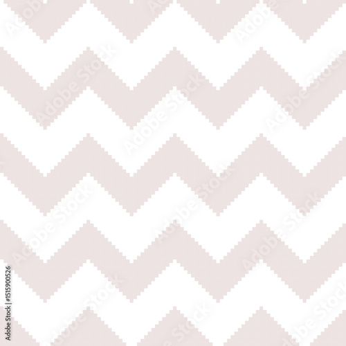 Pastels Chevron Fair Isle Seamless Pattern Design
