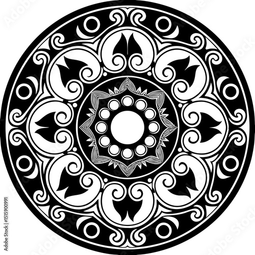 yin yang symbol on white background