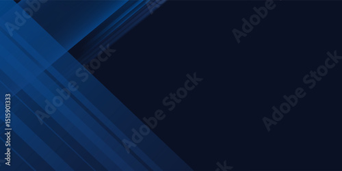 Blue black abstract background geometry shine and layer element vector for presentation design. Suit for business, corporate, institution, party, festive, seminar, and talks
