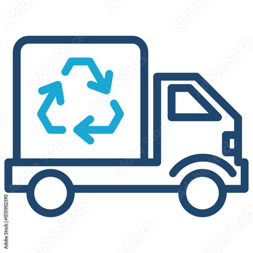 Recycle Van Icon