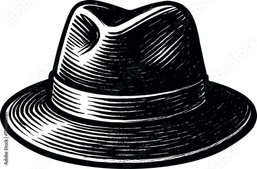 Hat vector black silhouette cricut print design