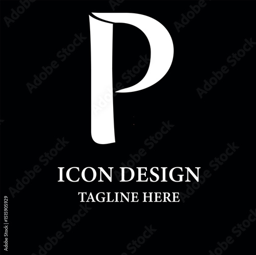 A logo for a company called a letter p