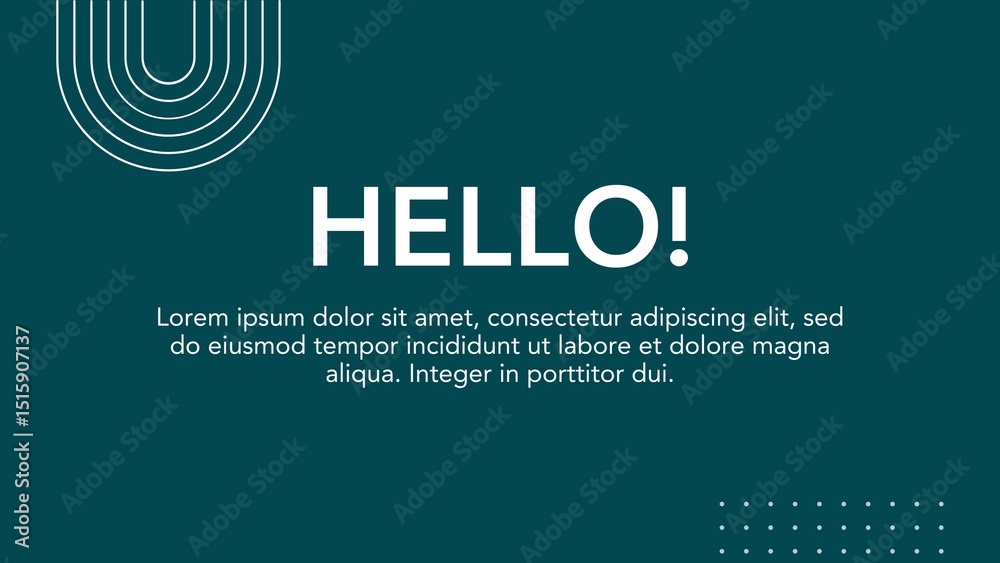 Fototapeta premium Blue Minimalist Business Pitch Deck Presentation - 3