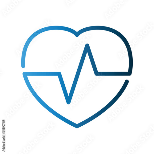 Pulse icon design template