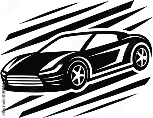 sport car silhouette