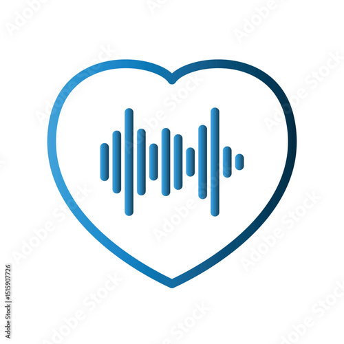 Pulse icon design template