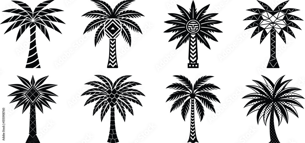 set of palms set of palms