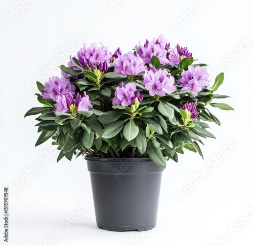 Wallpaper Mural Lilac rhododendron in dark pot Torontodigital.ca