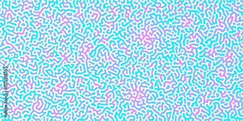 Abstract truing organic wallpaper Turing reaction diffusion monochrome seamless pattern with chaotic motion. Organic lines in Memphis. abstract Turing organic wallpaper background. Vector illustration