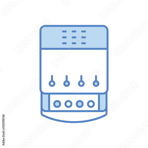 Relay Switch Icon vector stock illustration
