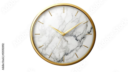 Vintage antique clock with ornate detailing and aged patina, classic mechanical timepiece with Roman numerals and retro design, old-fashioned collectible decor isolated on white background