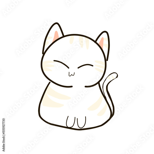 vector illustration of a cat