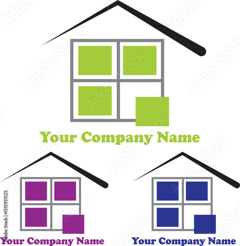 Architecture Engineering Modern Real Estate Logo