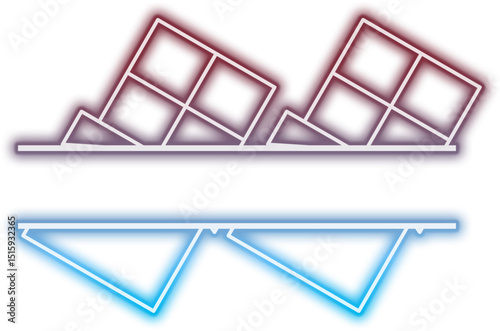 Neon Chocolate Bar Banner