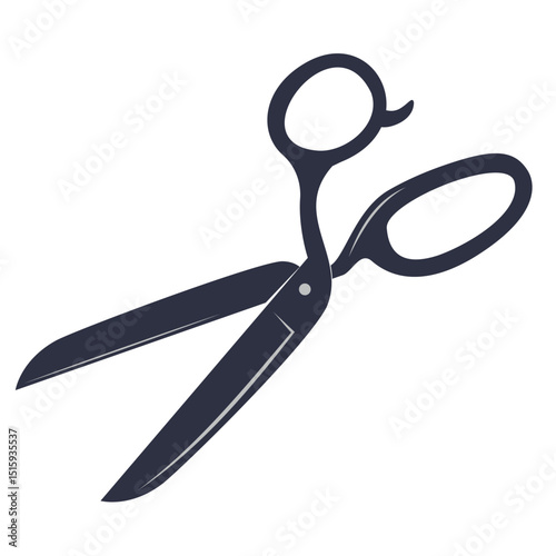 Sewing scissors icon