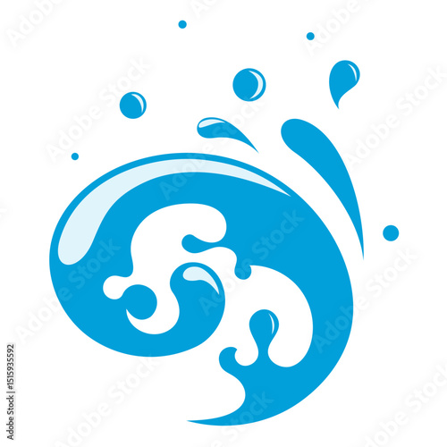 water splash illustration