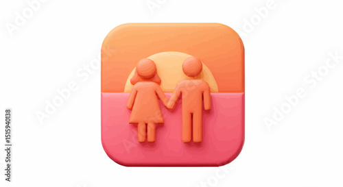 A couple in love walking hand-in-hand under the warm light of sunset, a symbol of love and partnership. 