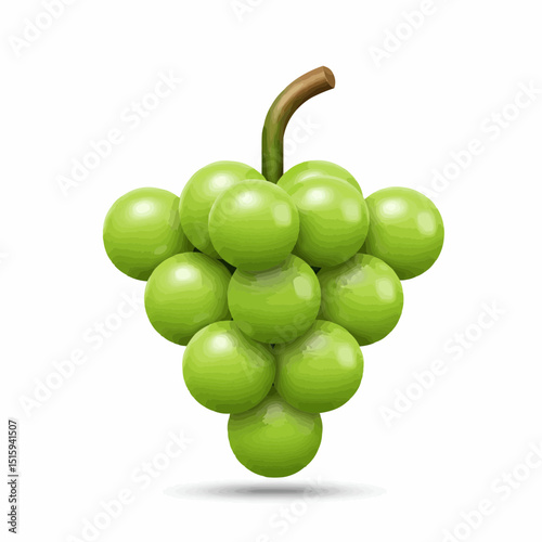 Green grapes.