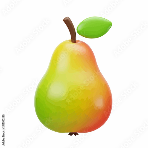 A Fresh, Delicious Pear, Ready to Eat. 
