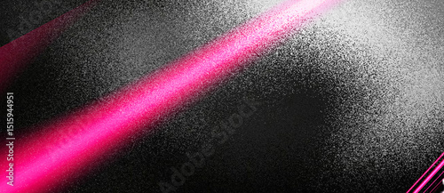 A bright pink diagonal neon light glows over a dark grunge background, creating a modern and edgy abstract design.