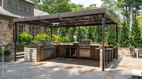 Outdoor Kitchen Pergola Design Ideas For Your Backyard Oasis
