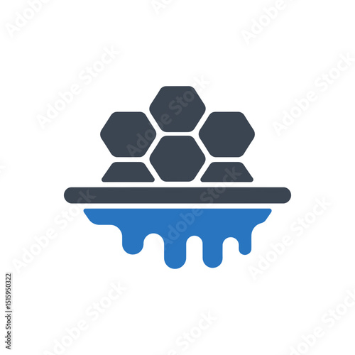 honeycomb dripping icon