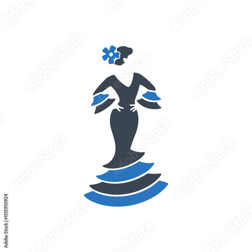 flamenco dancer icon