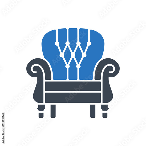 Highback Armchair Icon