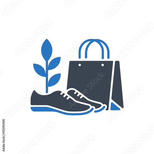 Shoes and Bag Icon