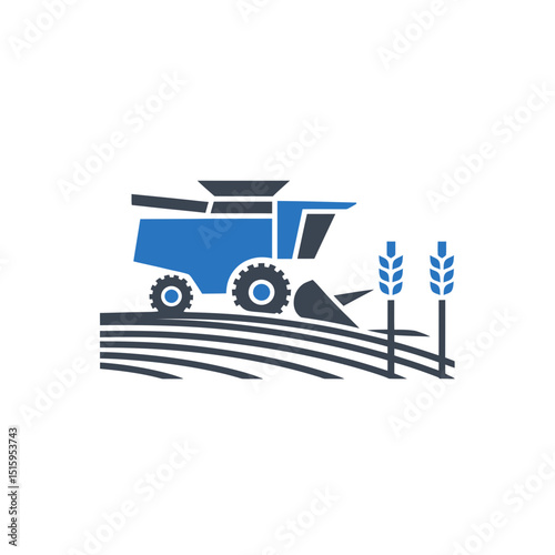 Combine Harvester Icon