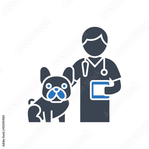 Vet and Dog Icon