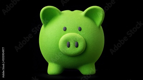 Green Piggy Bank  Savings  Money  Finance  Economy  Investment  Wealth  Budget  Financial
