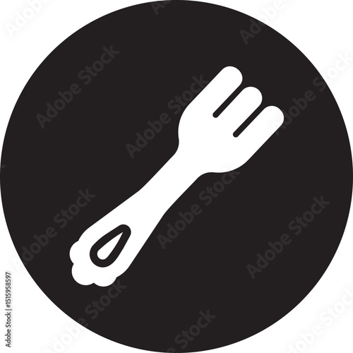fork glyph icon