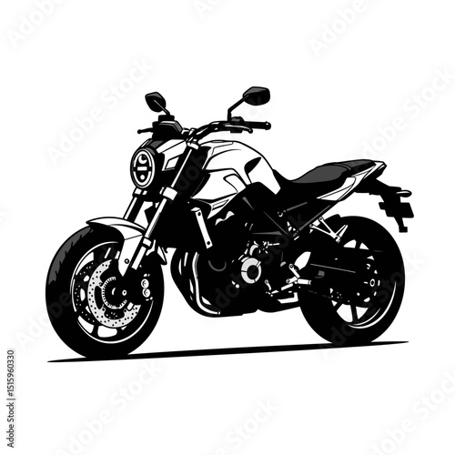 vintage motorcycle vector