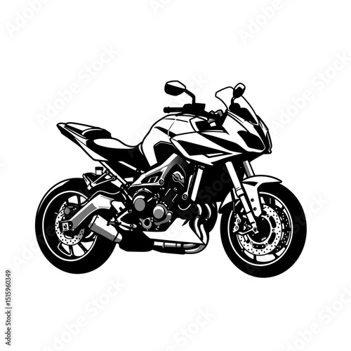 vintage motorcycle vector