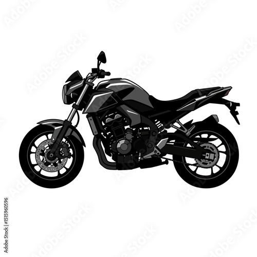 vintage motorcycle vector
