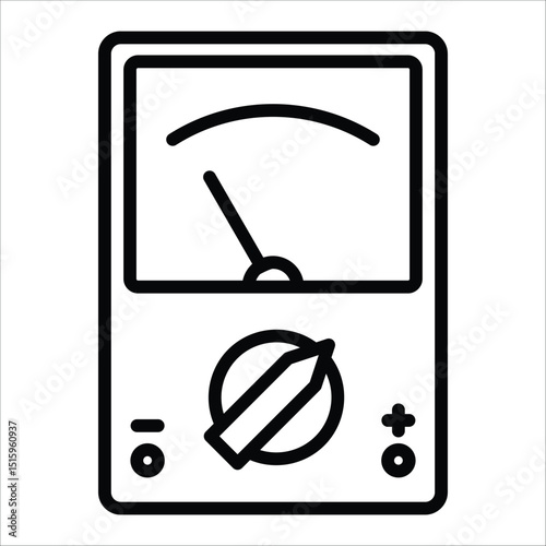 Multi Meter  Icon Element For Design