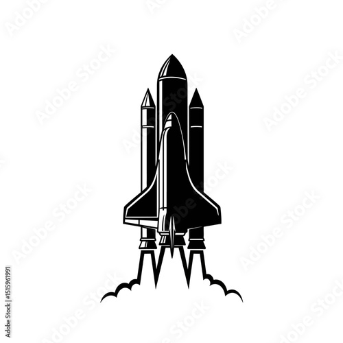rocket in space
