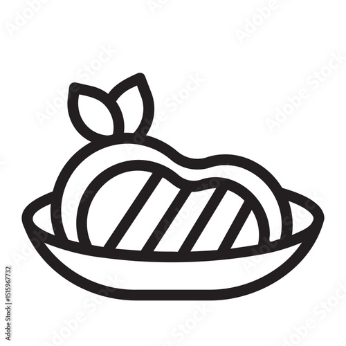 steak line icon