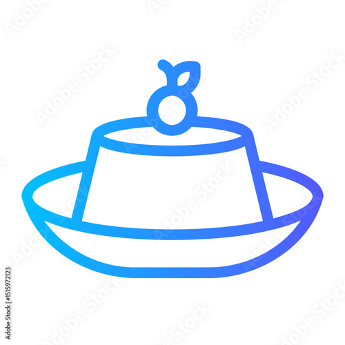panna cotta gradient icon