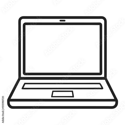 laptop computer vector icon