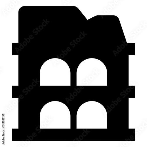 building solid icon set