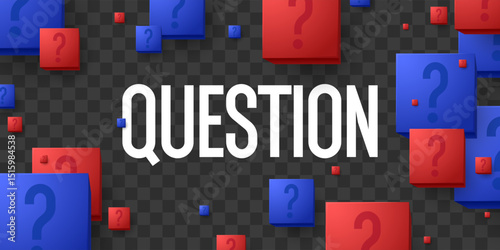 An illustration for setting a problem solving problem in business. A presentation image helps you solve problems. Solving a difficult problem or situation. The poster for the quiz.