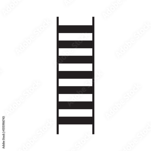 ladders isolated on white background, travel, path, route