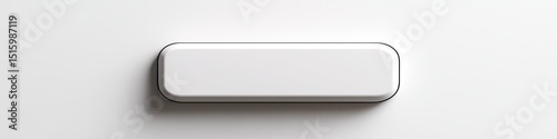 Wallpaper Mural Blank white rectangular button Torontodigital.ca