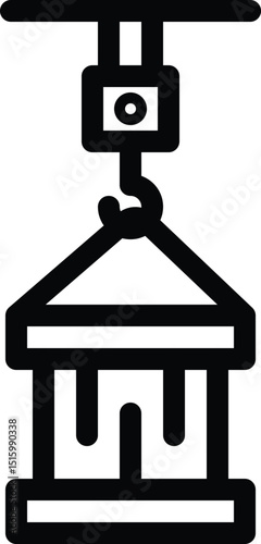 lifter vector icon