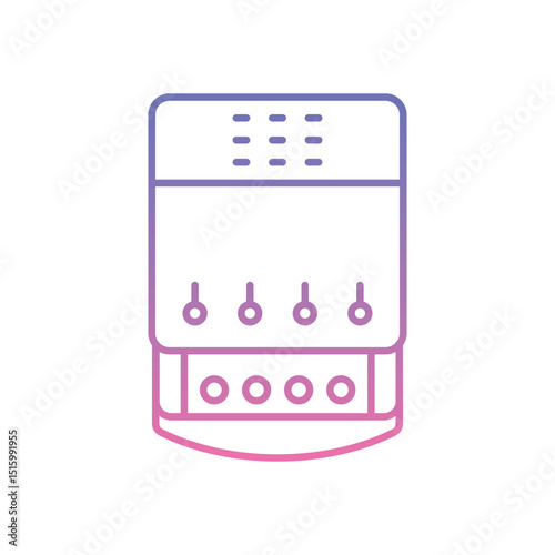 Relay Switch Icon vector stock illustration