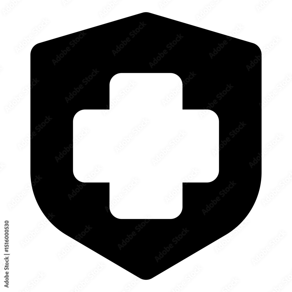 Obraz premium medical solid icon set