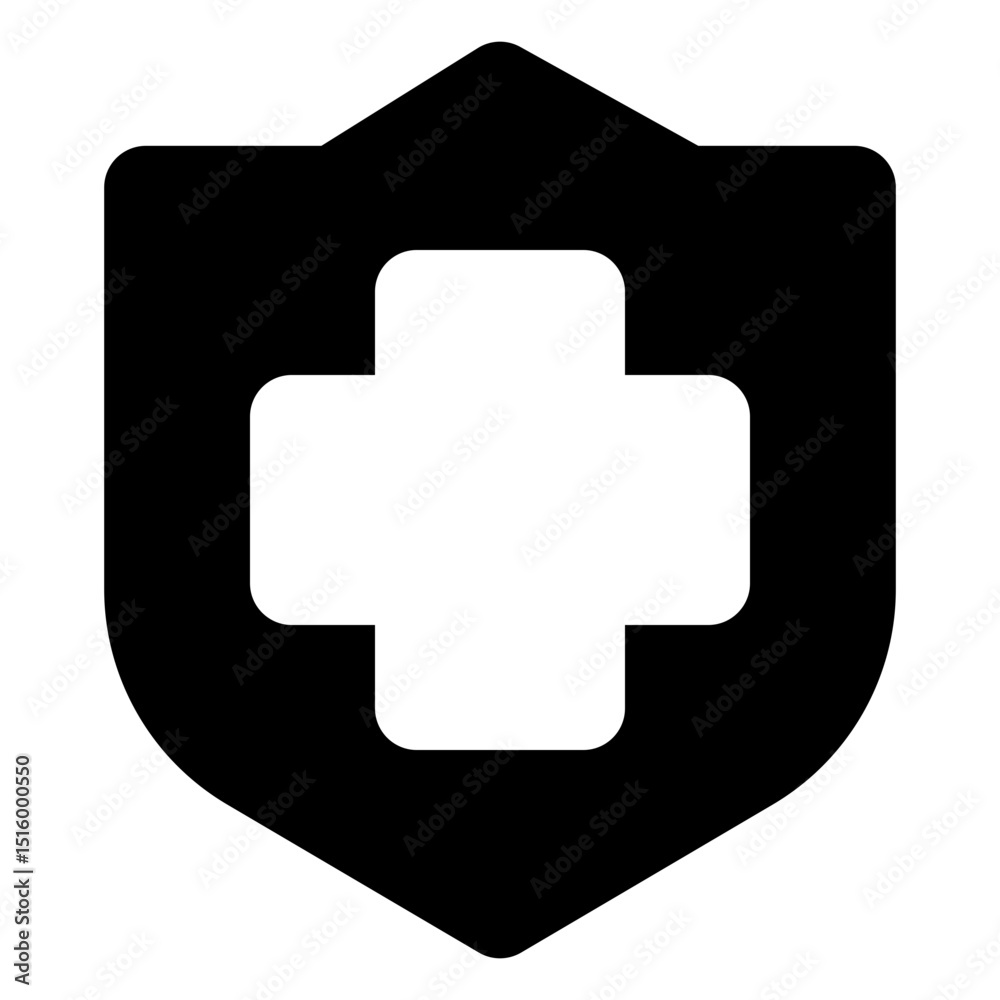 Obraz premium medical solid icon set