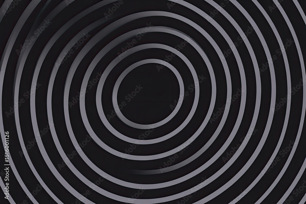 Obraz premium Abstract concentric circles (5)